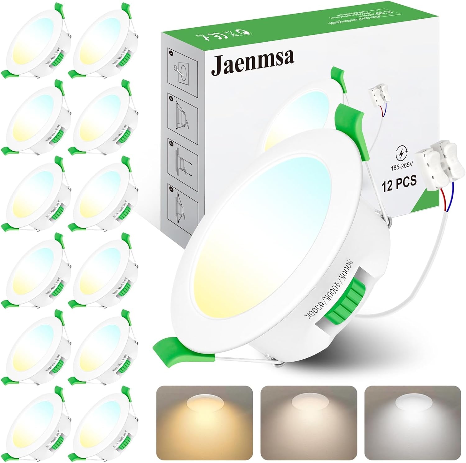 LED Inbouwspots 12W Kleurinstelbaar + 34% Korting | Set van 24