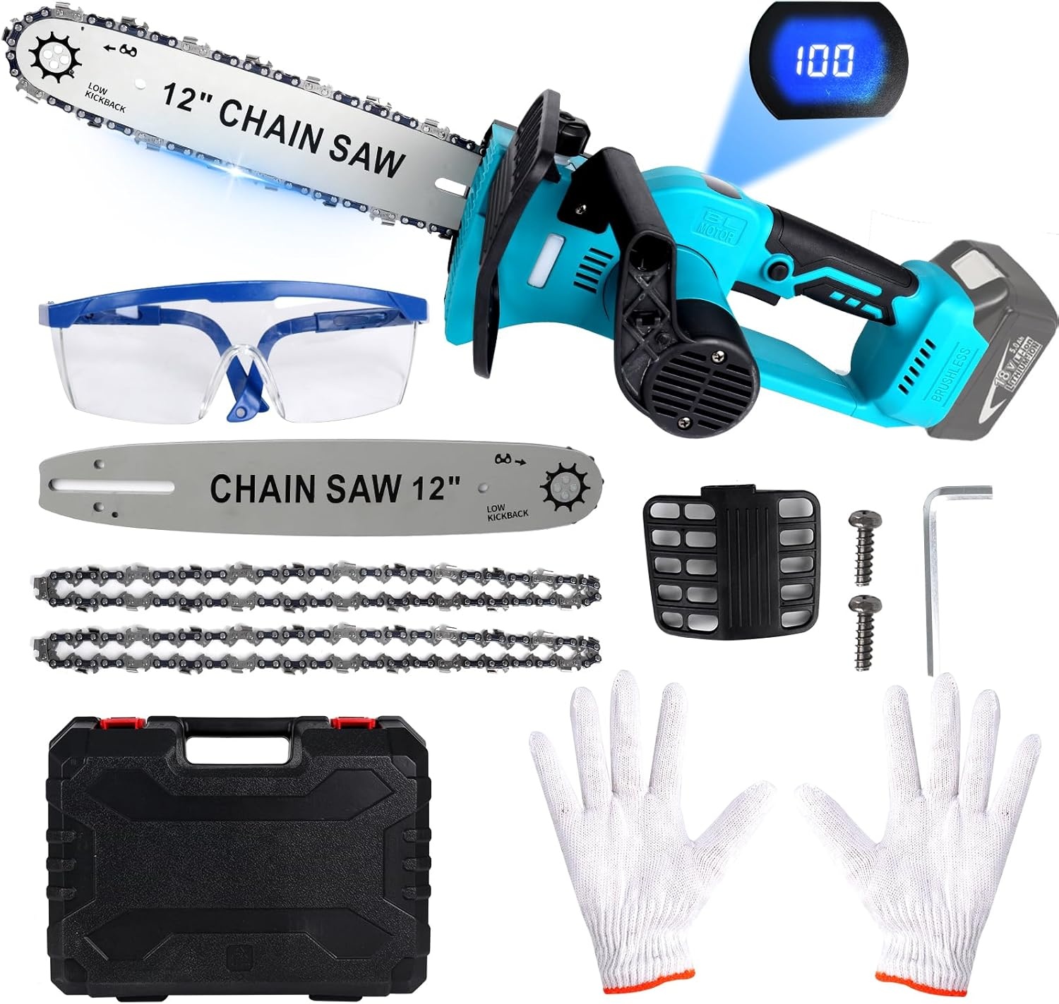 Mini Kettingzaag 12" voor Makita 18V | 57% Korting
