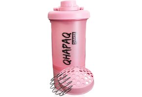 Proteïneshaker Roze 500 ml | Lekvrij BPA-vrij met Poedervak | 49% Korting