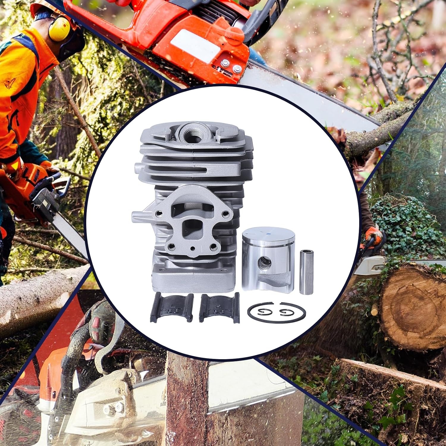 39mm Cilinder-Zuigerset Husqvarna 235-240 (33% Korting)