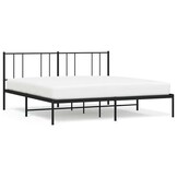 VidaXL Bedframe Metaal Zwart 200x200cm - 34% Korting!