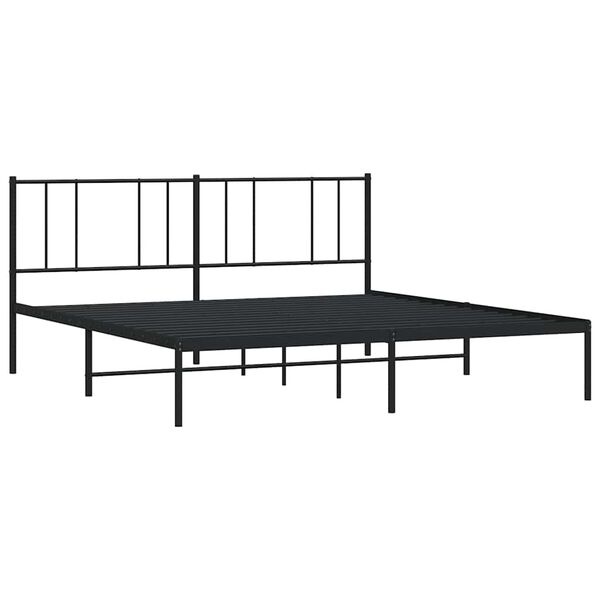 VidaXL Bedframe Metaal Zwart 200x200cm - 34% Korting!