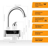 Elektrische Kraan met Doorstroomboiler | Direct Warm Water | 52% Korting