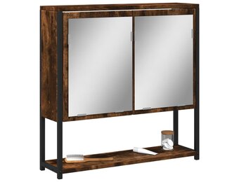 Retouren: Spiegelkast Gerookt Eiken 60x60 cm (53% korting)
