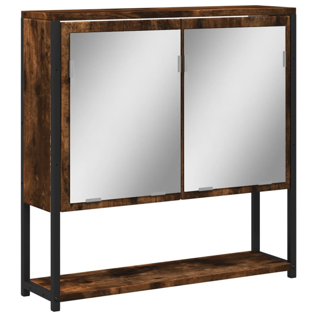 Retouren: Spiegelkast Gerookt Eiken 60x60 cm (53% korting)