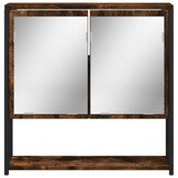Retouren: Spiegelkast Gerookt Eiken 60x60 cm (53% korting)