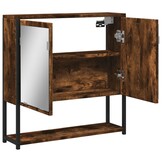 Retouren: Spiegelkast Gerookt Eiken 60x60 cm (53% korting)