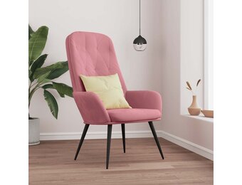 VidaXL Relaxstoel Fluweel Roze - 34% Korting!