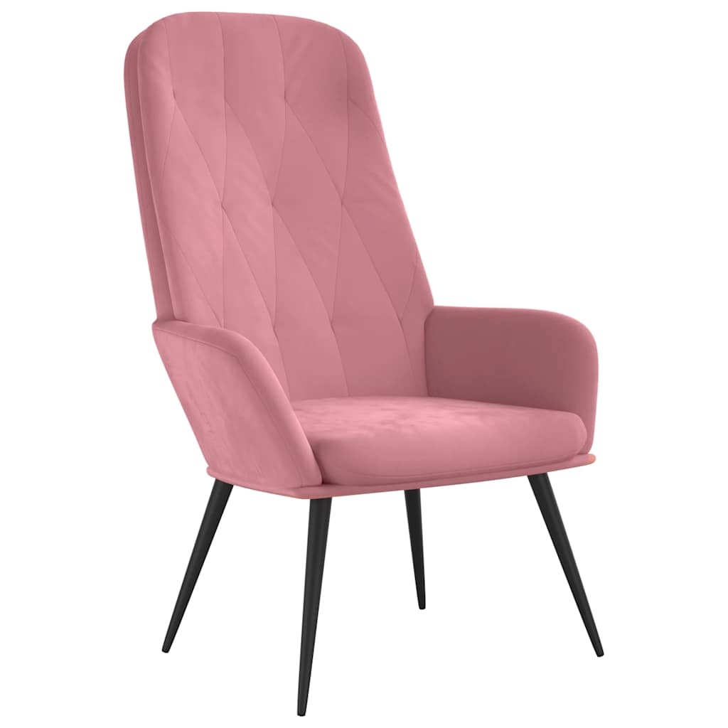 VidaXL Relaxstoel Fluweel Roze - 34% Korting!