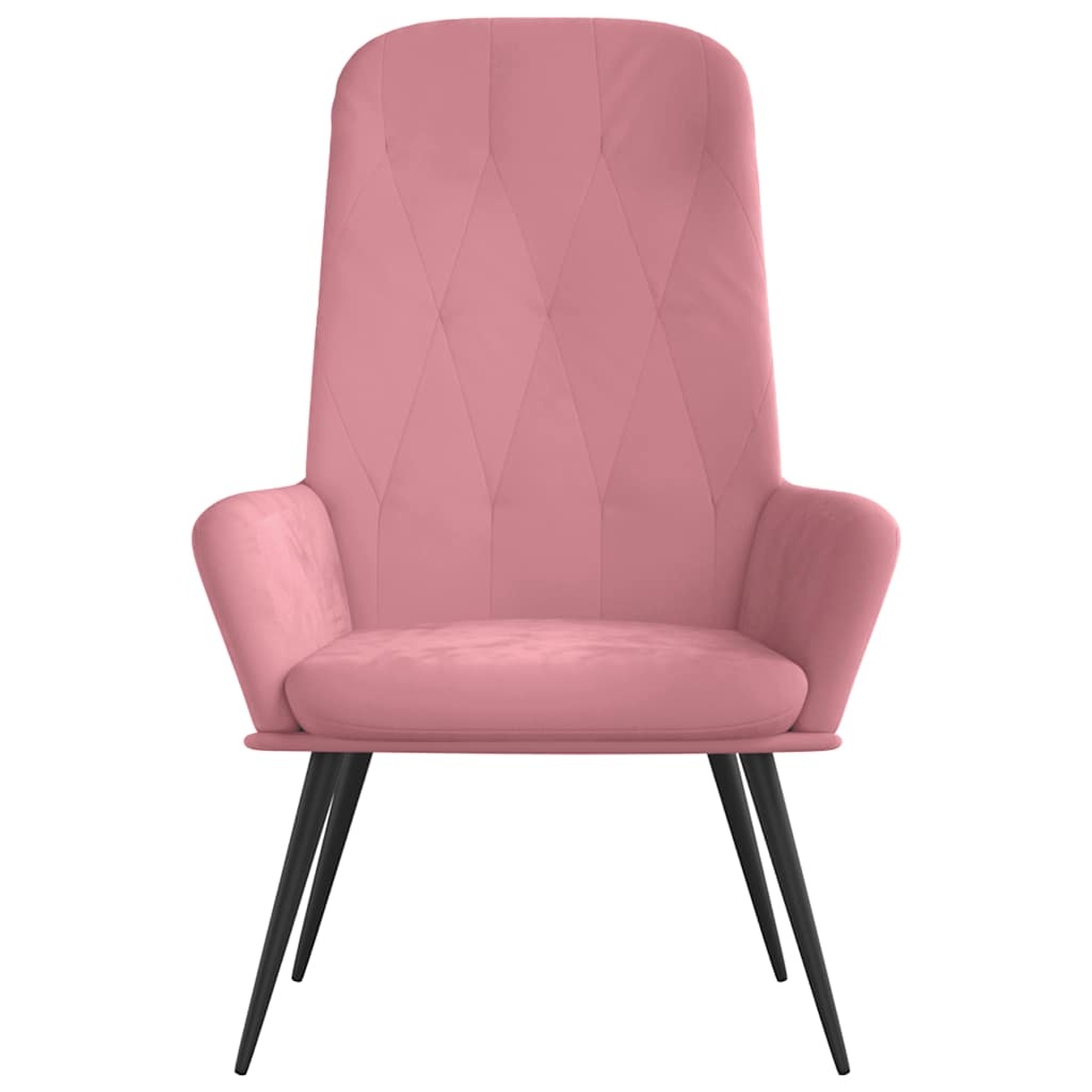 VidaXL Relaxstoel Fluweel Roze - 34% Korting!
