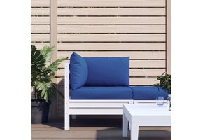 vidaXL Palletkussens Blauw - 33% Korting