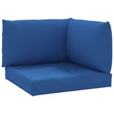 vidaXL Palletkussens Blauw - 33% Korting