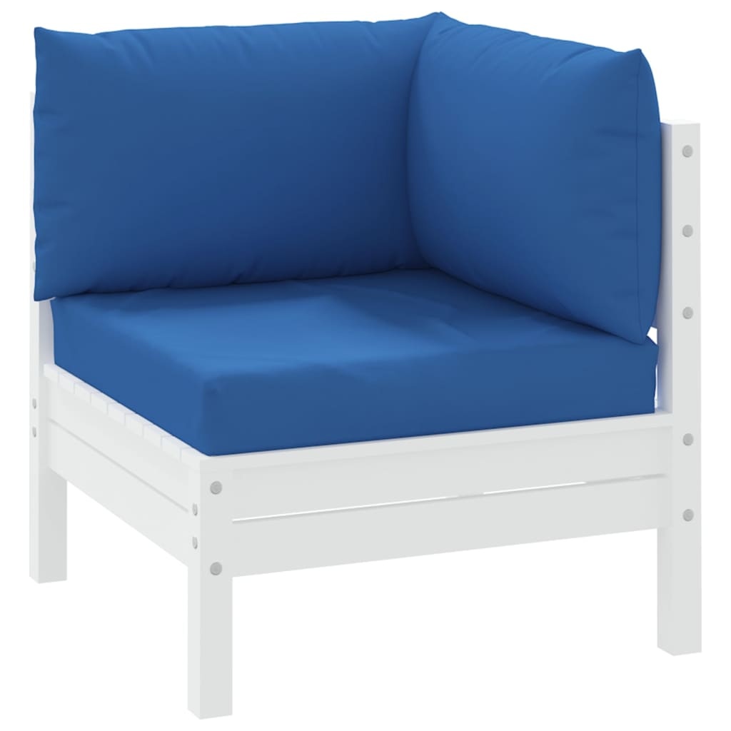 vidaXL Palletkussens Blauw - 33% Korting