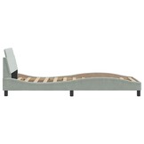 vidaXL Bedframe Fluweel Lichtgrijs 90x190 cm (34% Korting)