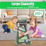Speelgoedgarage 3-in-1 met 20 Auto's | Opvouwbaar | 28% Korting