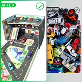 Speelgoedgarage 3-in-1 met 20 Auto's | Opvouwbaar | 28% Korting