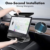 QKIIP Magnetische Acryl Opbergplank voor Tesla Model 3/Y - Gemakkelijke Installatie