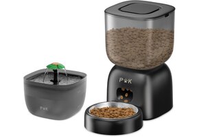 Kattenvoerautomaat & Waterfontein - 3L/2L - 29% Korting