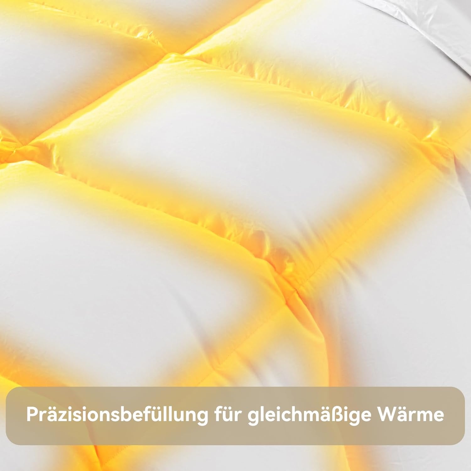 Dekbed van ganzendons en veren, ultrazacht - 100% katoen, thermisch donsdekbed met hoog vullend vermogen, dekbed (warm winterdekbed - wit, 155 x 220 cm)