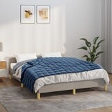 vidaXL Verzwaringsdeken 140x200 cm 6 kg stof blauw