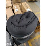 vidaXL Poef modulair 70x70x54 stof antracietkleurig