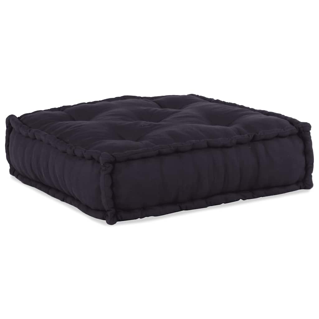 vidaXL Poef modulair 70x70x54 stof antracietkleurig