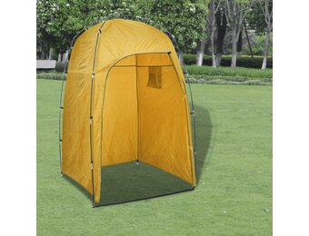 vidaXL Douche-/wc-/omkleedtent geel