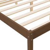 vidaXL Seniorenbed massief grenenhout honingbruin 200x200 cm