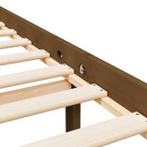 vidaXL Seniorenbed massief grenenhout honingbruin 200x200 cm