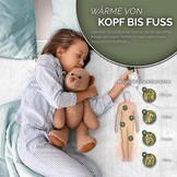 sinnlein dubbel warmteonderbed van 160 x 140 cm met automatische uitschakeling en 2 temperatuurzones, elektrisch deken met 3 temperatuurniveaus, warmteonderdeken voor op het bed, warmtedeken van zacht fleece - Maat 160 x 140 cm