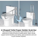 Opklapbare Toiletbeugel RVS 304 (70cm) - 34% Korting!