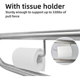 Opklapbare Toiletbeugel RVS 304 (70cm) - 34% Korting!