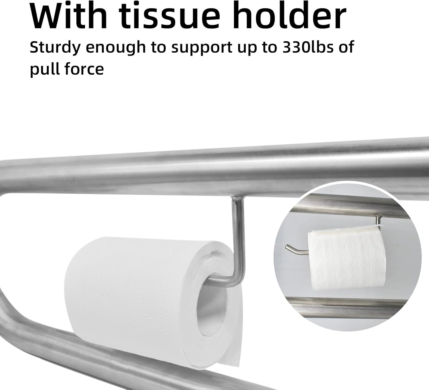 Opklapbare Toiletbeugel RVS 304 (70cm) - 34% Korting!