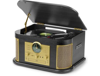 Platenspeler 30% Korting - Alles-in-één met Bluetooth & CD