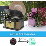 Platenspeler 30% Korting - Alles-in-één met Bluetooth & CD