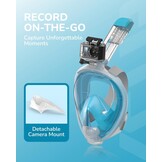 Volgelaats snorkelmasker ACURE SN04 | Met camera-houder | -28% Korting