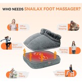 Snailax Voetmassageapparaat met shiatsu