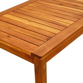 vidaXL Tuintafel 90x50x36 cm massief acaciahout