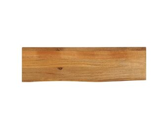 vidaXL Tafelblad met natuurlijke rand 120x40x2,5 cm massief mangohout