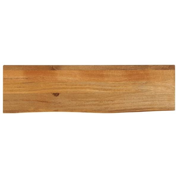vidaXL Tafelblad met natuurlijke rand 120x40x2,5 cm massief mangohout