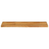 vidaXL Tafelblad met natuurlijke rand 120x40x2,5 cm massief mangohout