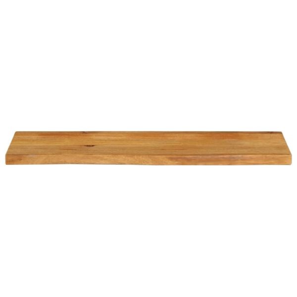 vidaXL Tafelblad met natuurlijke rand 120x40x2,5 cm massief mangohout