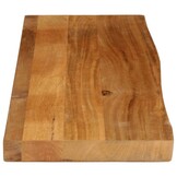 vidaXL Tafelblad met natuurlijke rand 120x40x2,5 cm massief mangohout