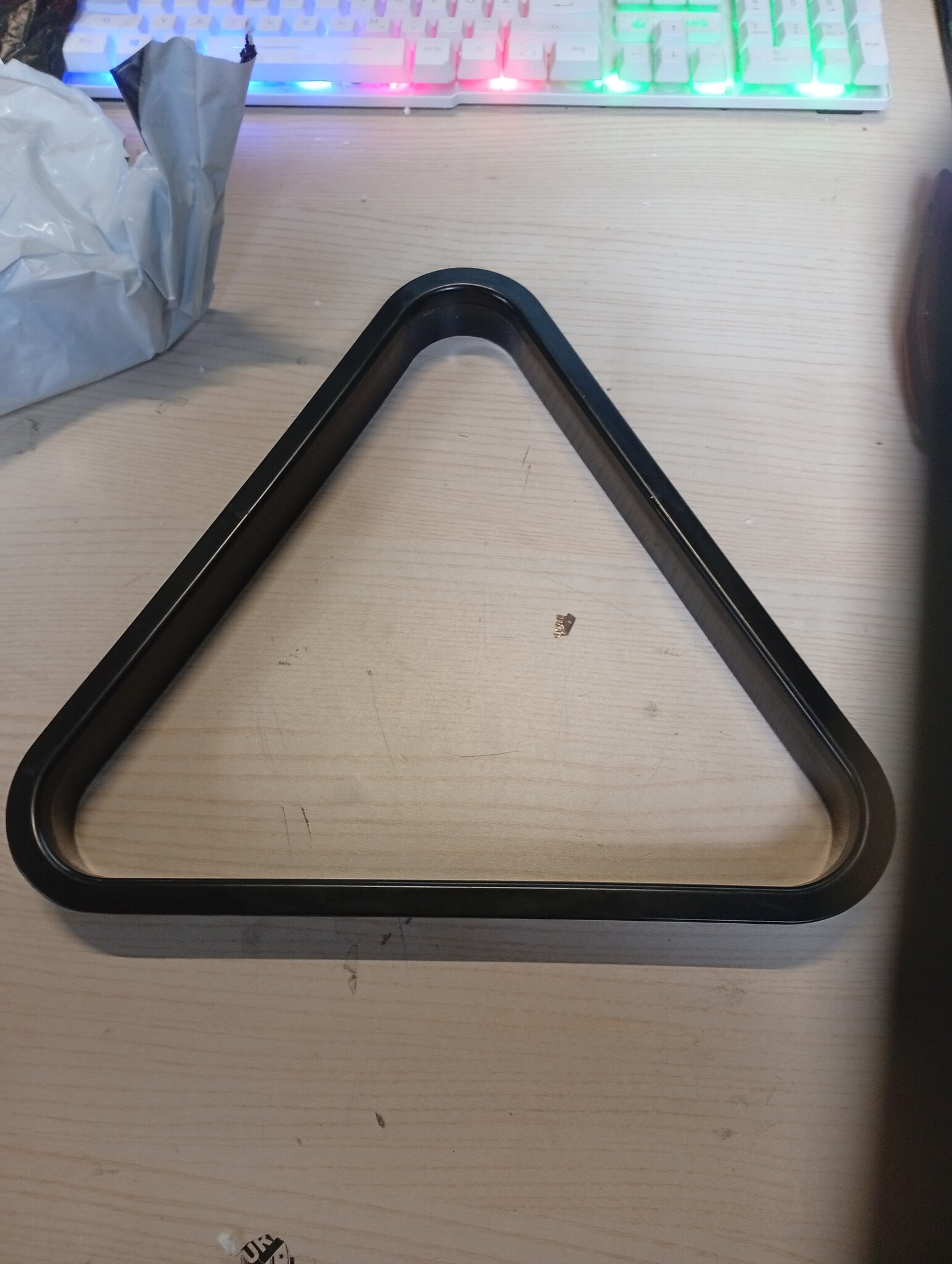 Poolballen Triangle Zwart Plastic | -84%