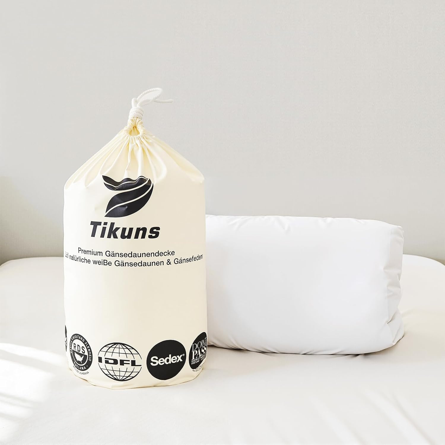 Luxe Dekbed Dons & Veren 200x200 cm - Warm & Zacht 100% Katoen