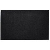 Deurmat 150 x 90 cm – Absorberend – Zwart geribbeld