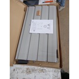 vidaXL Plantenbak verhoogd 160x80x77 cm gegalvaniseerd staal grijs