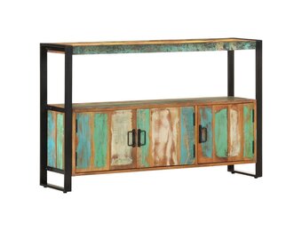 vidaXL Dressoir 120x30x75 cm massief gerecycled hout