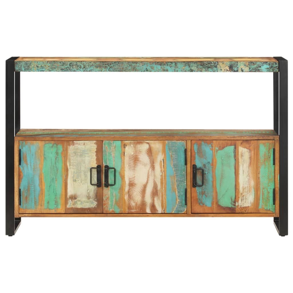 vidaXL Dressoir 120x30x75 cm massief gerecycled hout