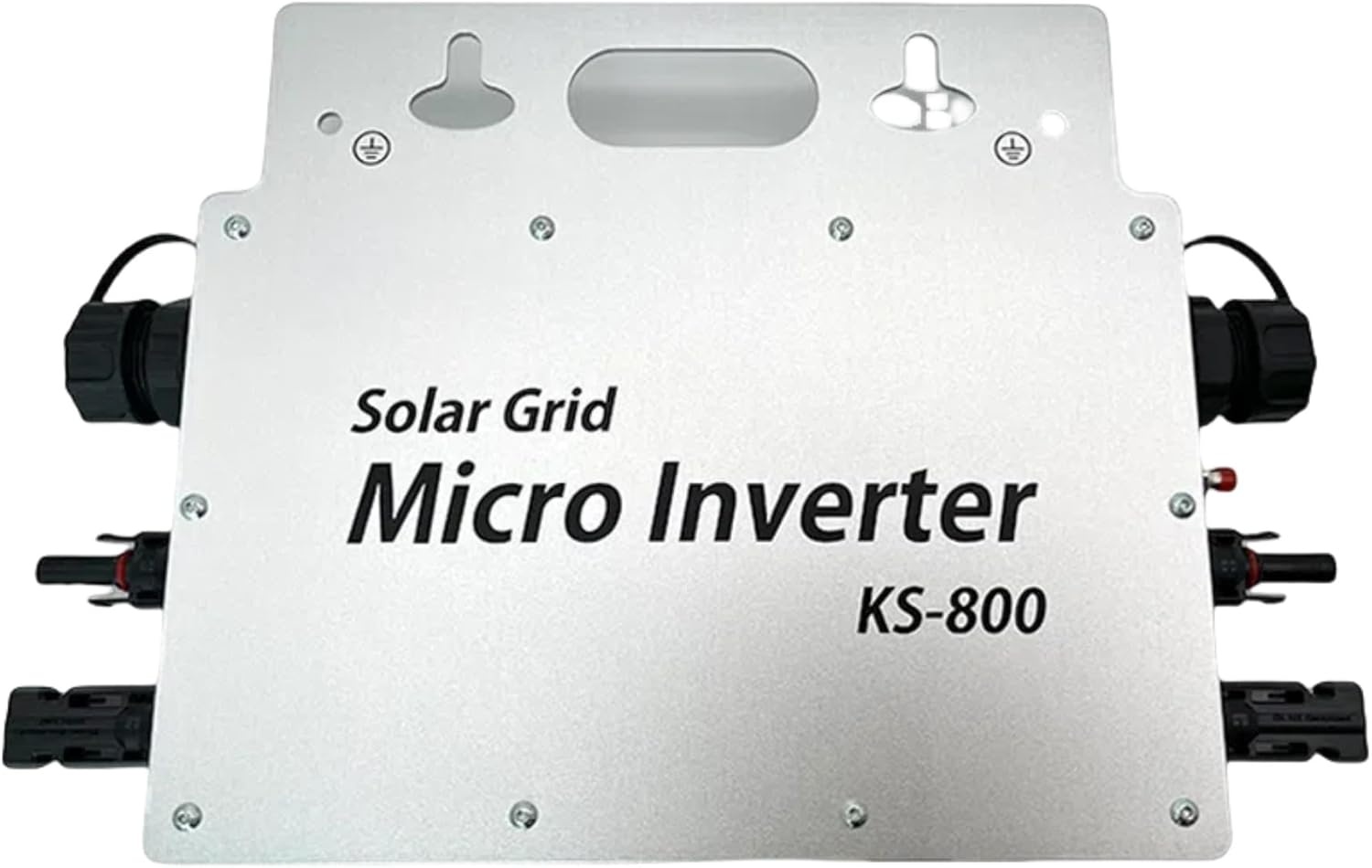 Solar Grid Tie Micro-omvormer, 800 W, met gegevensbewakingsscherm, AC IP67, met wifi-app voor 2 zonnepanelen voor balkonkrachtcentrale, balkonkrachtcentrale, inverter, 190-270 V AC